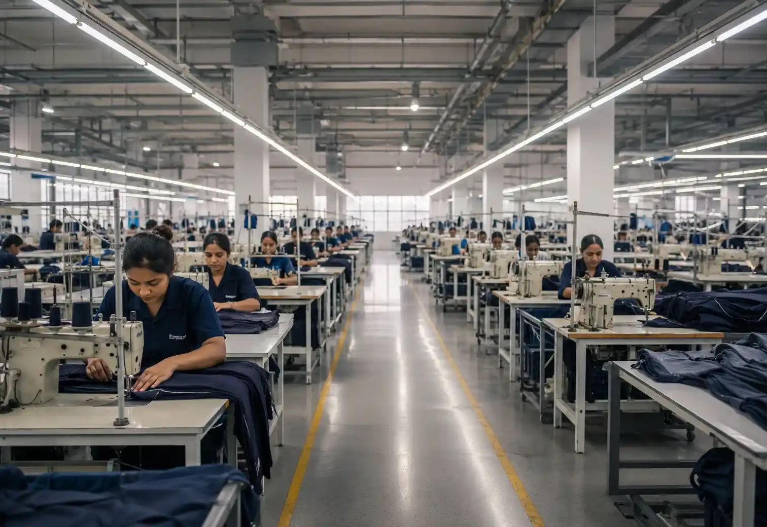 Organised garment manufacturing facility supporting apparel programme guidance