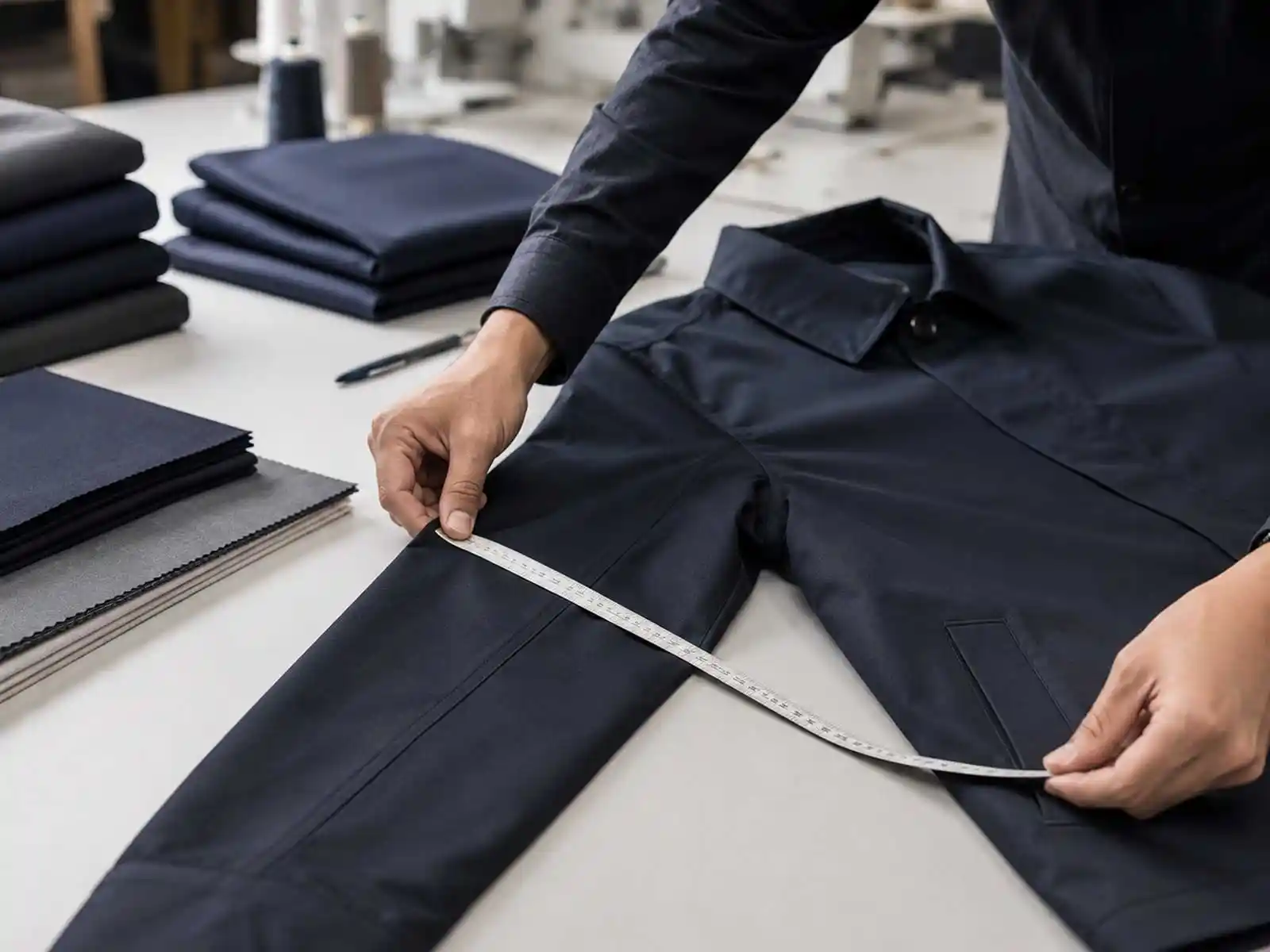 Garment construction, measurement and finishing inspection on the production floor